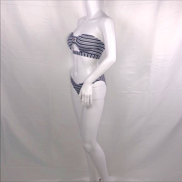Kopper & Zink Navy & White Stripe Bikini Set - Size Large - Picture 5 of 16